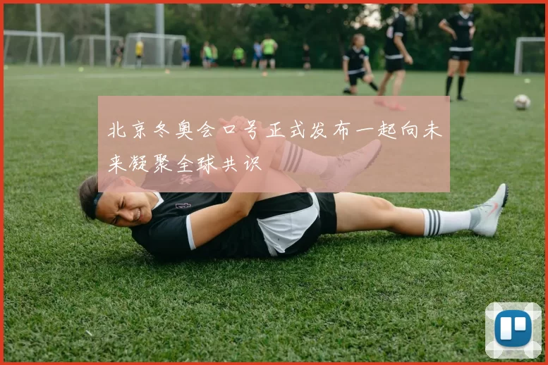 北京冬奥会口号正式发布一起向未来凝聚全球共识